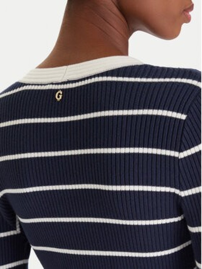 Guess Sukienka dzianinowa W5YK98 Z2YK2 Granatowy Slim Fit