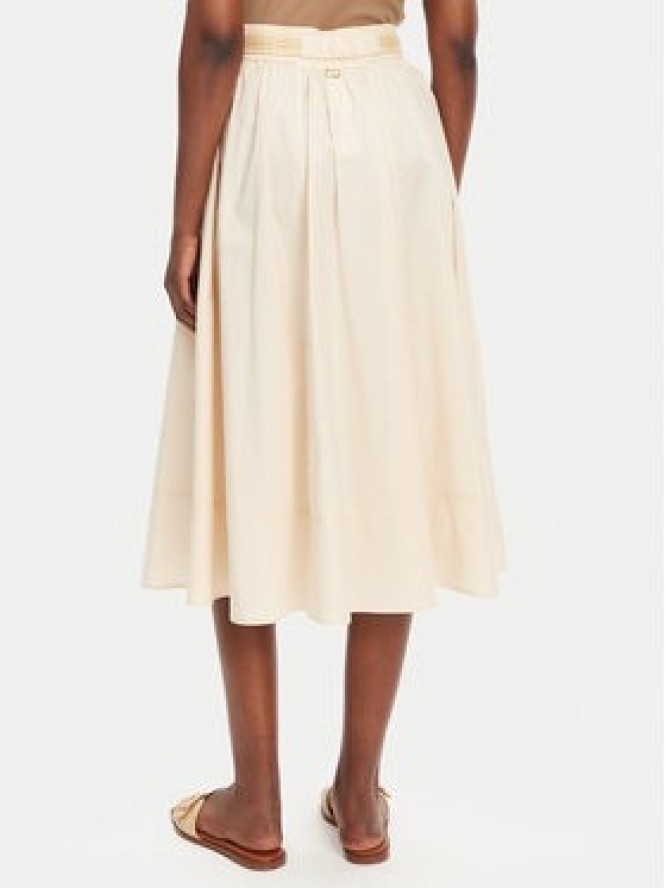 TWINSET Spódnica trapezowa 251TT202J Écru Regular Fit