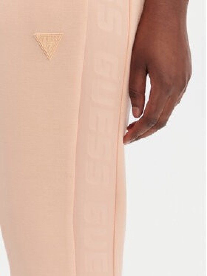 Guess Spodnie dresowe V2YB18 K7UW2 Pomarańczowy Regular Fit