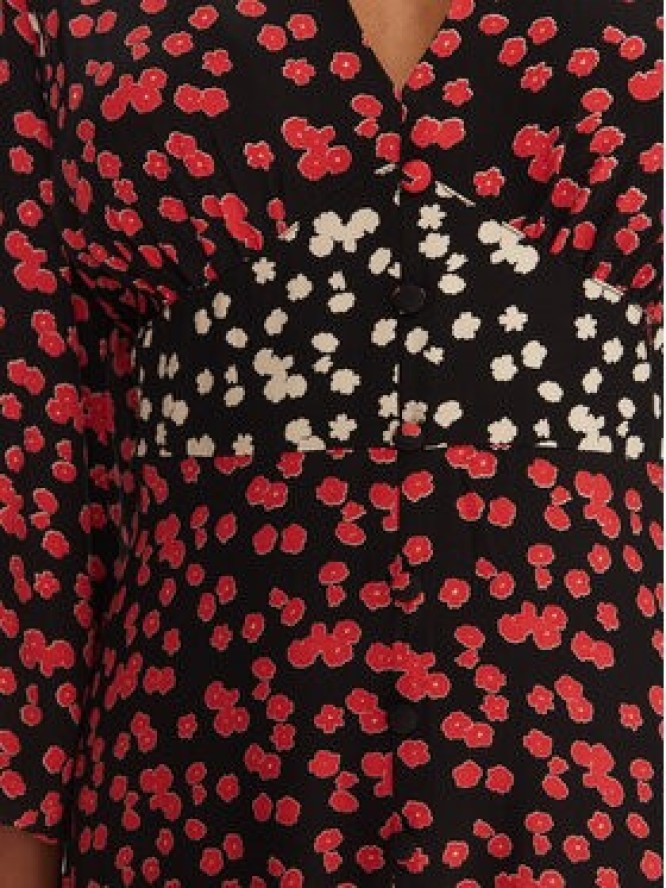 French Connection Sukienka koktajlowa 71ZBM Czerwony Regular Fit