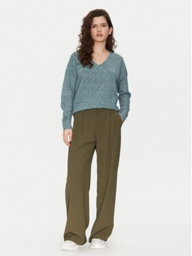 ONLY Sweter Rica 15224360 Zielony Regular Fit
