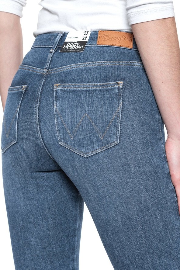 WRANGLER SUPER SKINNY SUMMER SKY W29JVK12W 112128567
