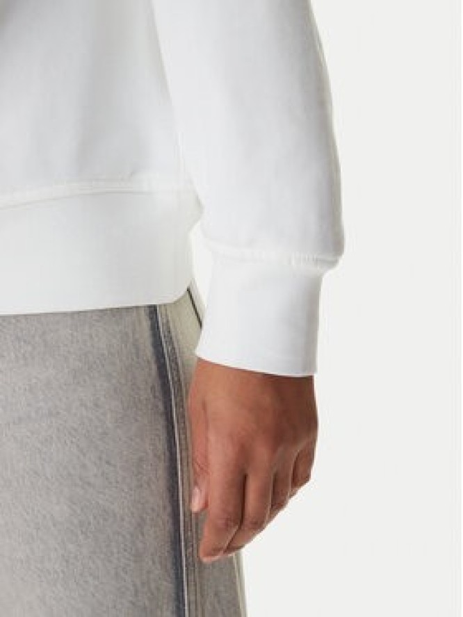 Calvin Klein Bluza Monologo LV047B234G Biały Relaxed Fit