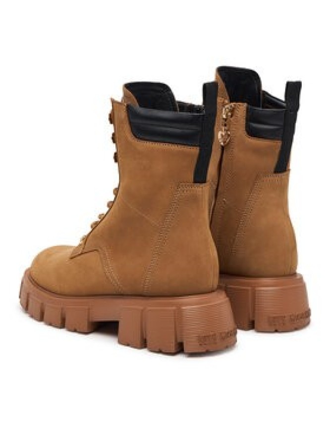 LOVE MOSCHINO Trzewiki JA24205G0PIP0200 Brązowy jasny