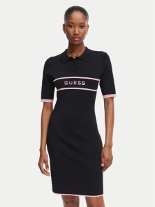 Guess Sukienka codzienna G6YK40 Z1082 Czarny Slim Fit