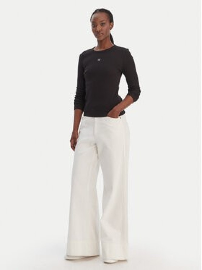 Calvin Klein Jeans Bluzka LV047E205G Czarny Slim Fit