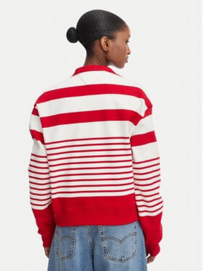 Tommy Jeans Bluza DW0DW22824 Czerwony Regular Fit