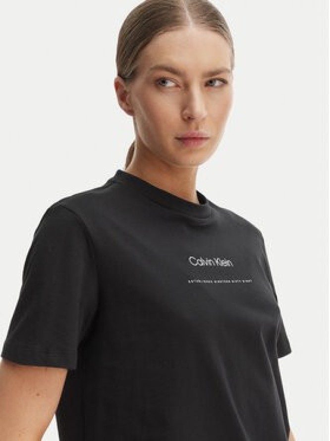 Calvin Klein Jeans T-Shirt Classic LV047C811G Czarny Regular Fit