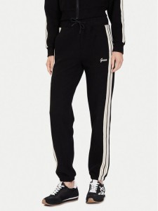 Guess Spodnie dresowe V5BB17 KCX52 Czarny Regular Fit