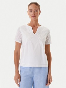 Tatuum Bluzka Simonetta T2509.051 Écru Regular Fit