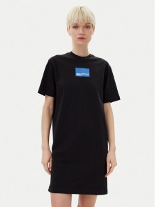 Karl Lagerfeld Jeans Sukienka codzienna A2W13028 Czarny Regular Fit