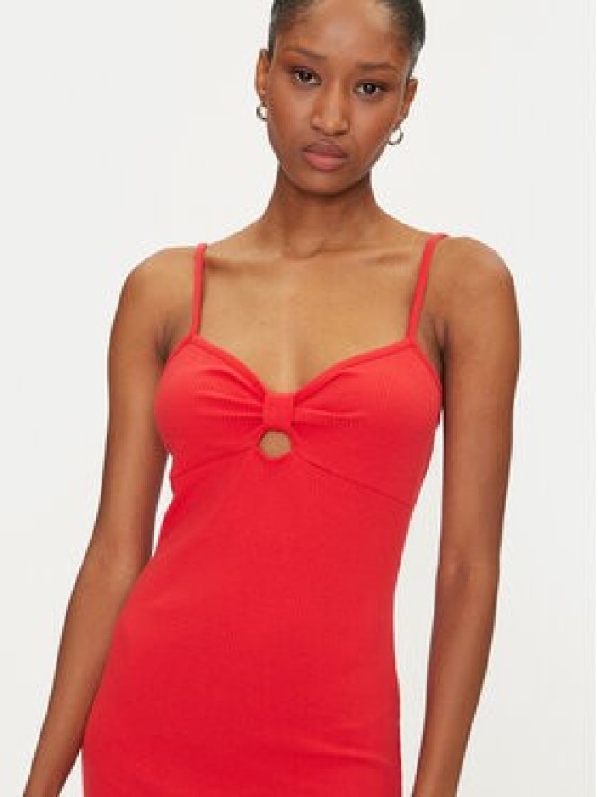 ONLY Sukienka letnia Janna 15343601 Czerwony Slim Fit