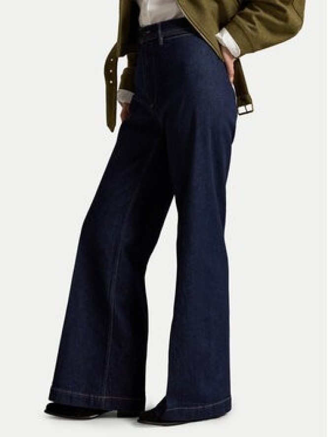 Polo Ralph Lauren Jeansy 211B17119001 Granatowy Wide Leg