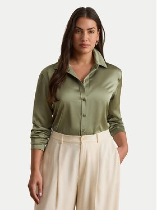 LAUREN RALPH LAUREN Koszula 200P13808004 Zielony Regular Fit