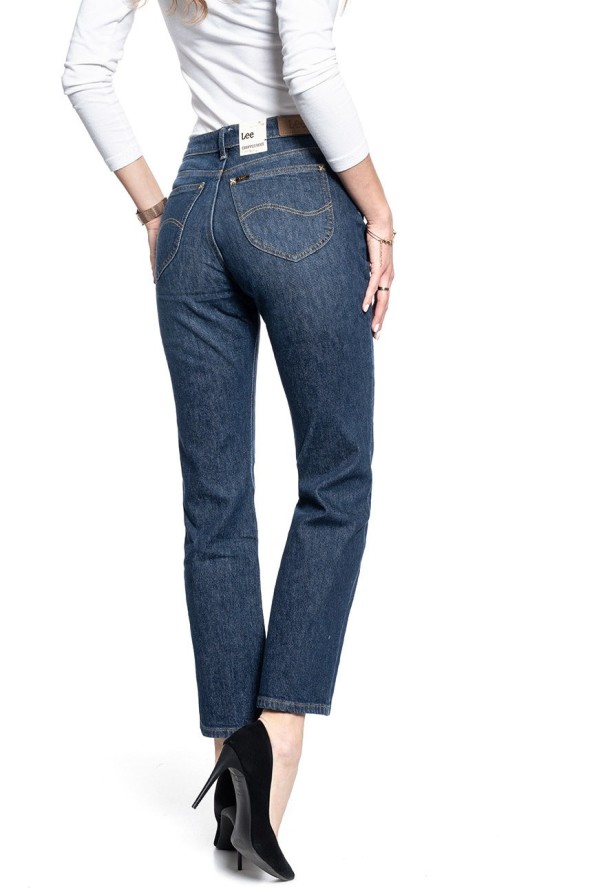 LEE CAROL BOOT 70'S BOOTCUT DAMSKIE SPODNIE JEANSOWE DARK ROBERTO L30NPOAW 112106525