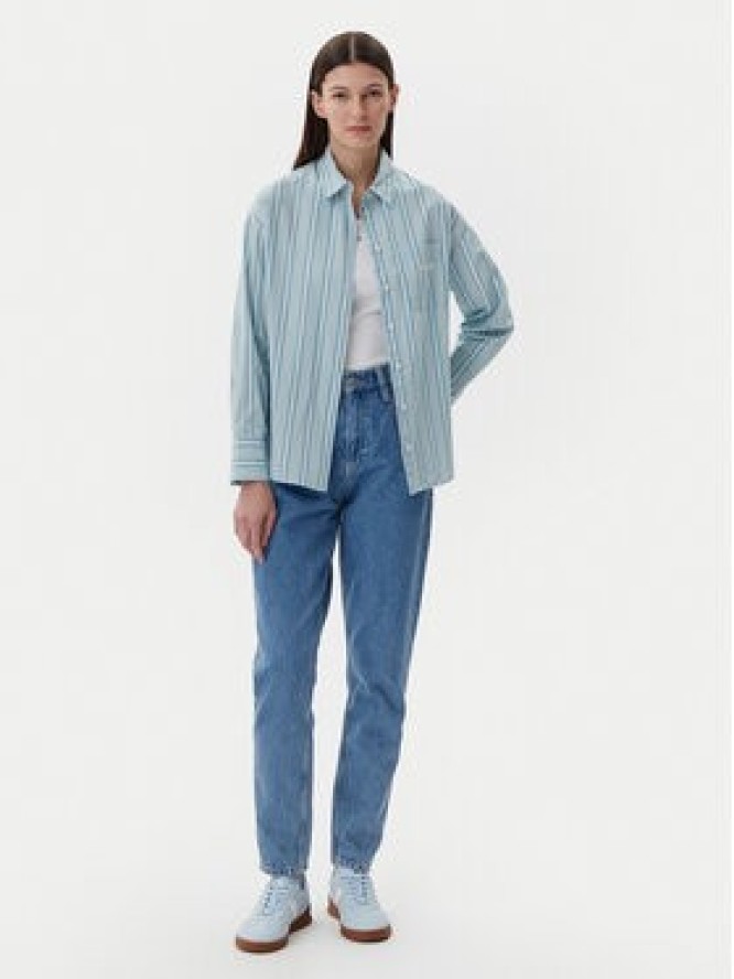 Napapijri Koszula G-Nice NP0A4IFO Błękitny Loose Fit