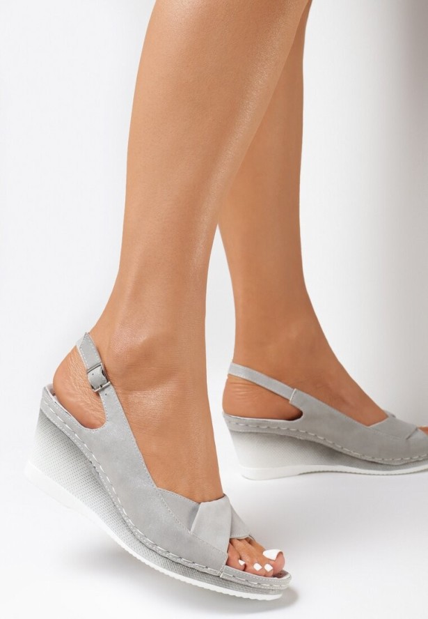 Jasnoszare Sandały Phinippe