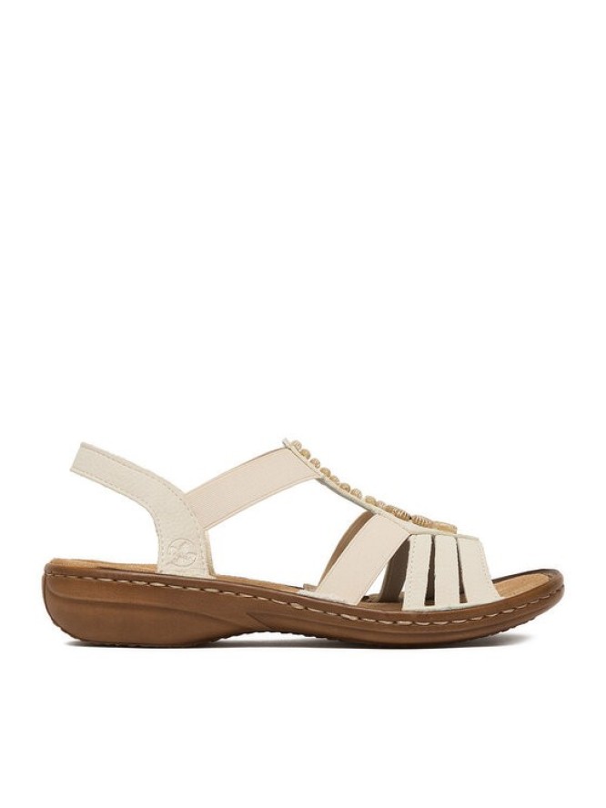 Rieker Sandały CEO-60806-80 Écru