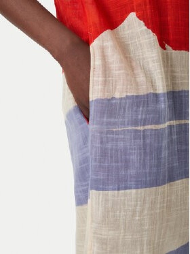 Iconique Sukienka letnia IC26-079 Kolorowy Relaxed Fit