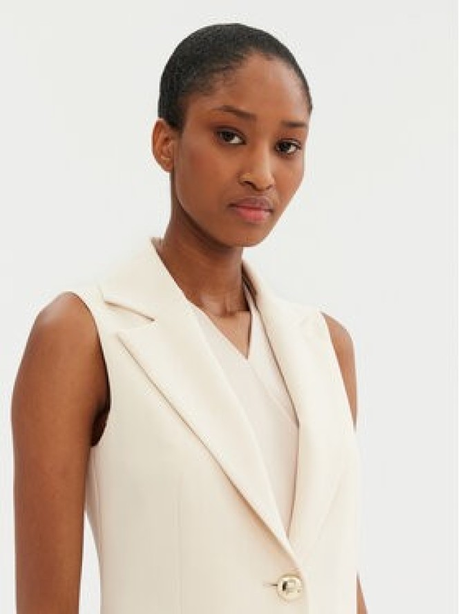 Rinascimento Kamizelka CFC0122763003 Beżowy Regular Fit