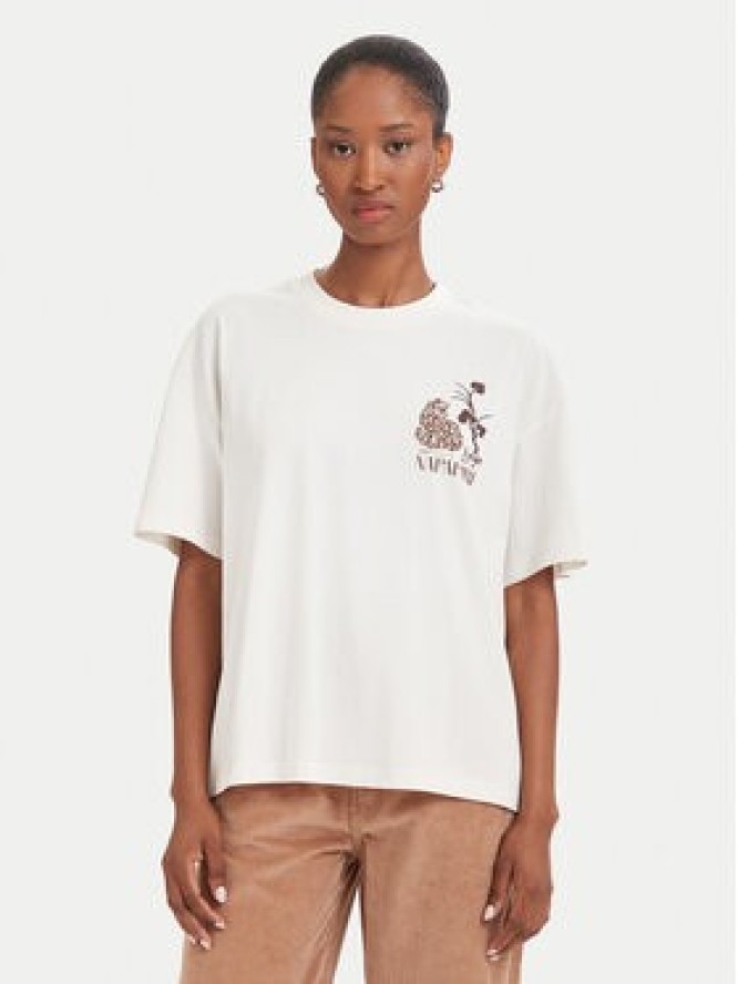 Napapijri T-Shirt S-Aral NP0A8A6N Kremowy Regular Fit