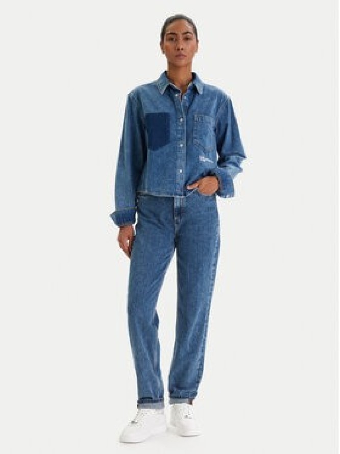 Karl Lagerfeld Jeans Koszula jeansowa B1W11021 Niebieski Regular Fit