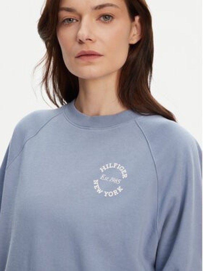 Tommy Hilfiger Bluza UW0UW05792 Niebieski Regular Fit