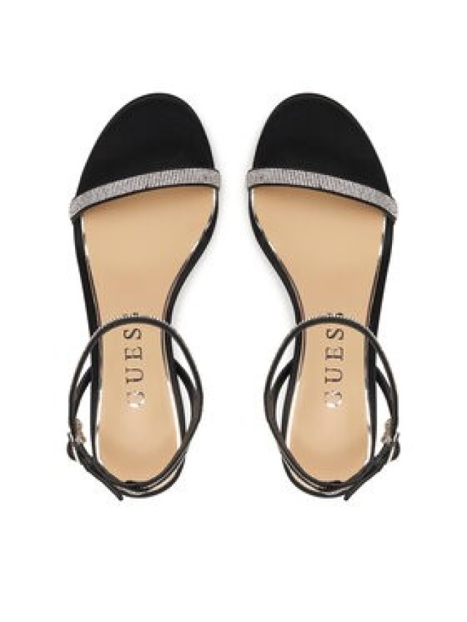 Guess Sandały FLJCHR SAT03 Czarny