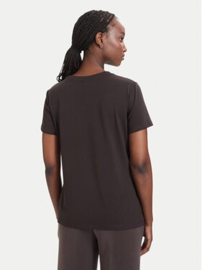 Guess T-Shirt V4YI09 J1314 Brązowy ciemny Regular Fit