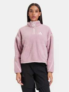adidas Polar Terrex Multi High Pile Fleece Pullover KS2335 Różowy Regular Fit