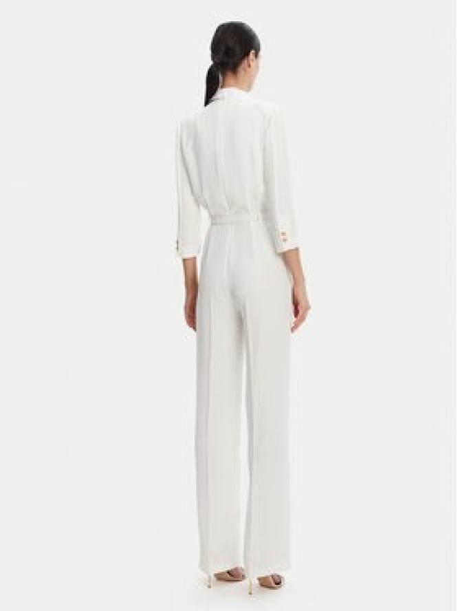 Elisabetta Franchi Kombinezon TU-047-52E2 Biały Regular Fit