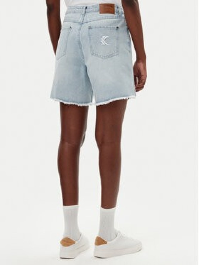 Karl Kani Szorty jeansowe Og Slit 6110098 Niebieski Relaxed Fit