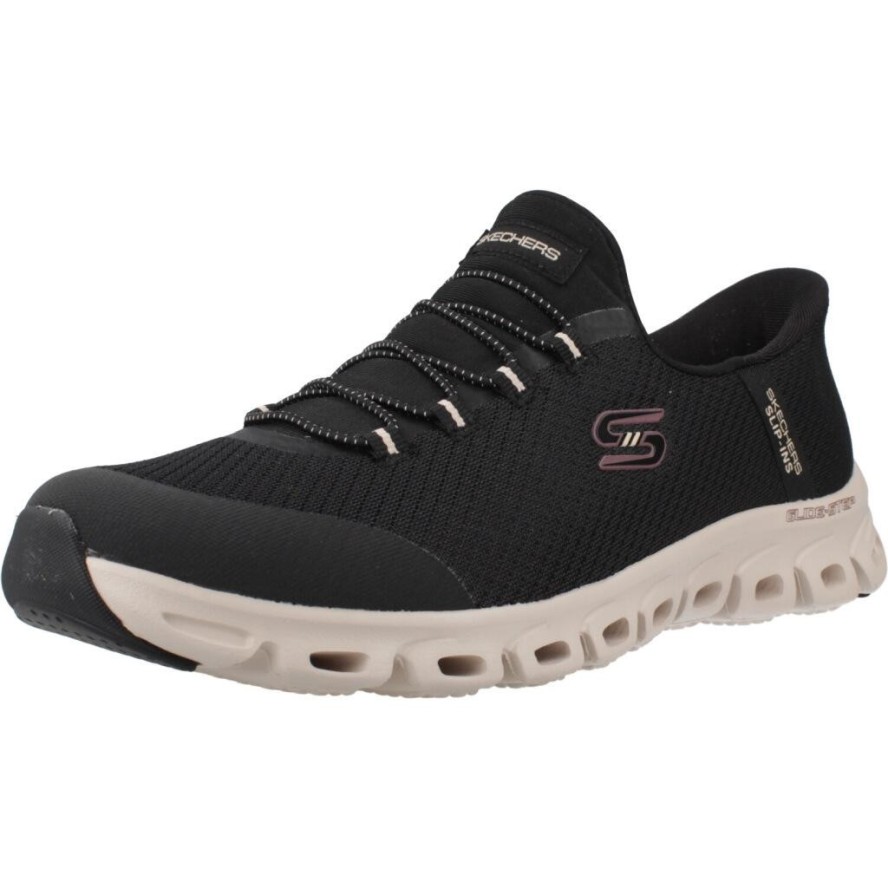 Buty SKECHERS SLIP-INS GLIDE STEP VIBEY Czarny