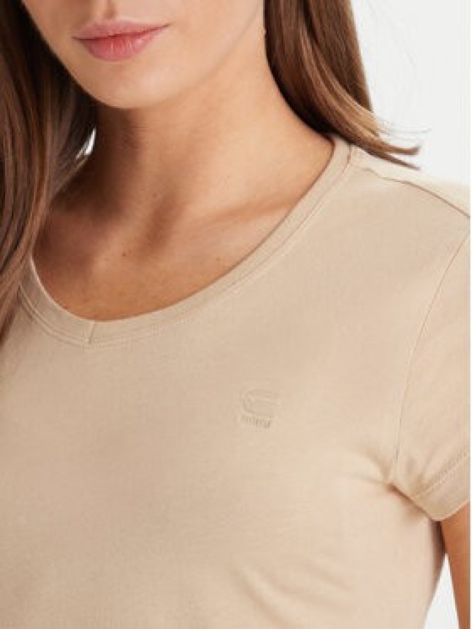 G-Star Raw T-Shirt Eyben D24533-4107 Écru Slim Fit