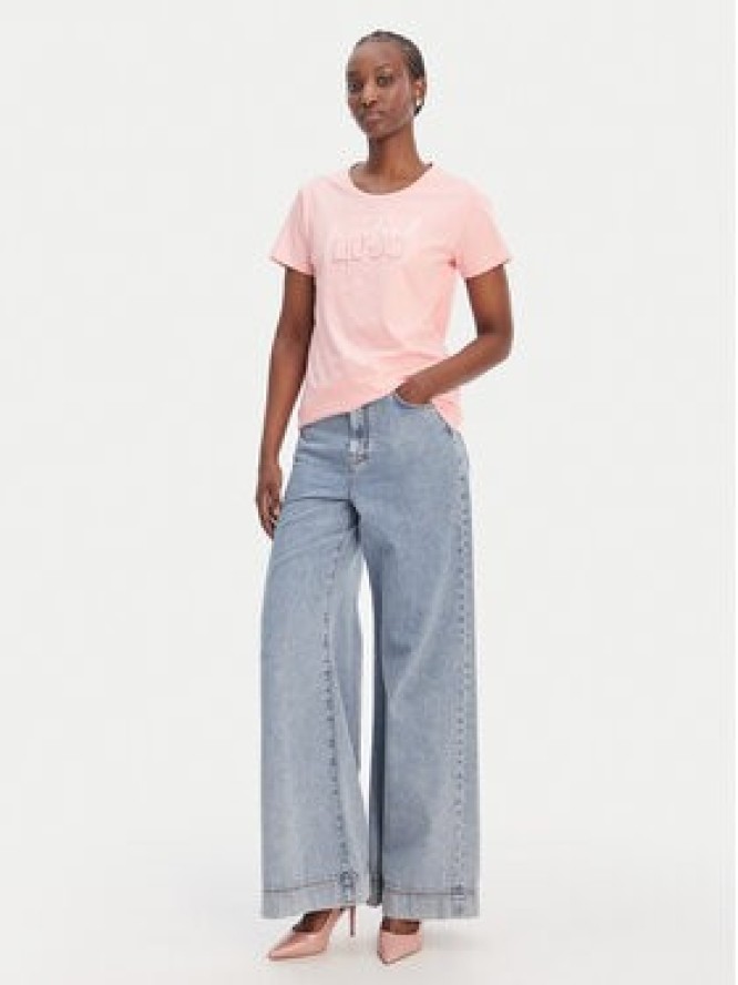 Liu Jo Sport T-Shirt TA6252 JS923 Różowy Regular Fit