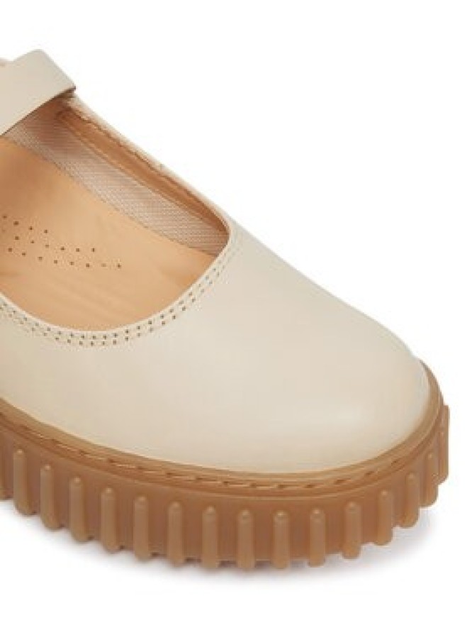 Clarks Półbuty Torhill Jane 26186305 Écru