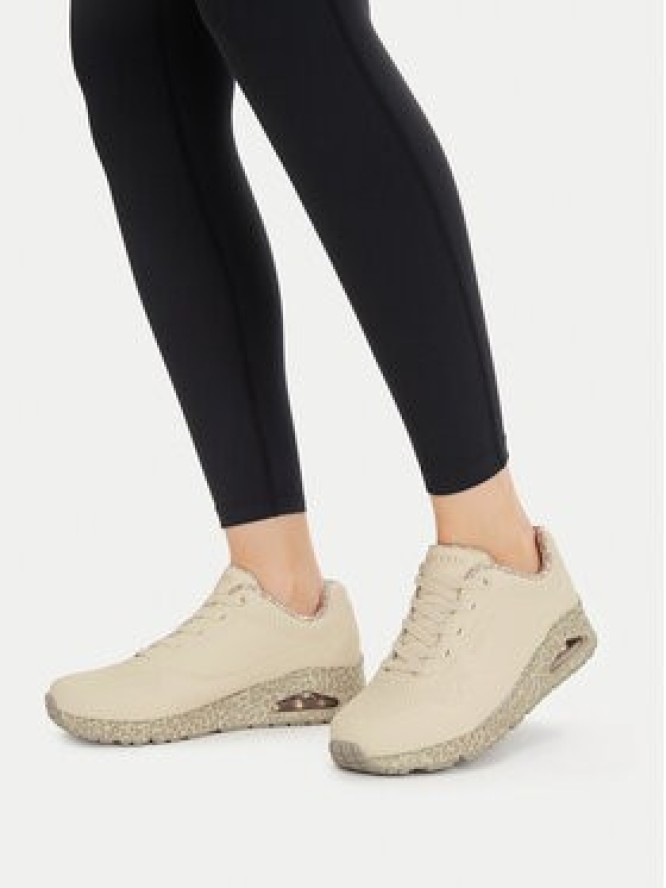 Skechers Sneakersy Uno - Safari Time 155412/WHLD Beżowy