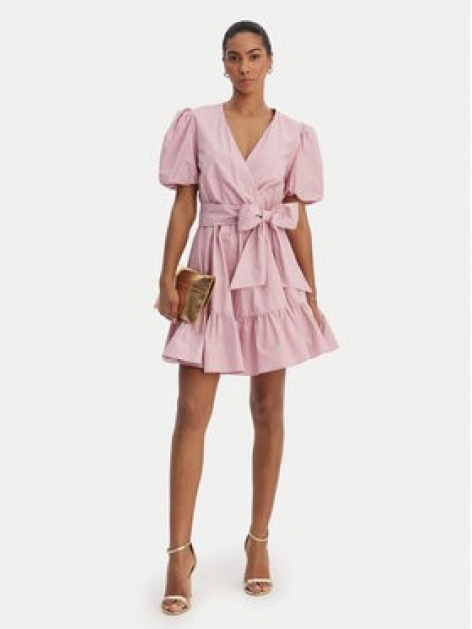 Fracomina Sukienka koktajlowa FY26SD1037W40001 Różowy Regular Fit