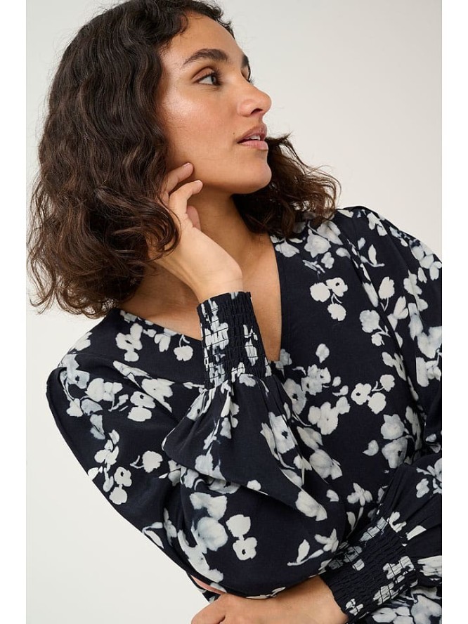 Kaffe Bluzka "Alice" w kolorze granatowym rozmiar: 40