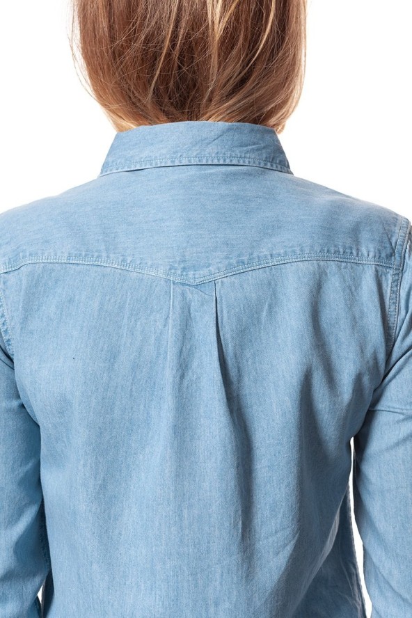 KOSZULA JEANSOWA DAMSKA LEE REGULAR WESTERN DELFT BLUE L516MHCO