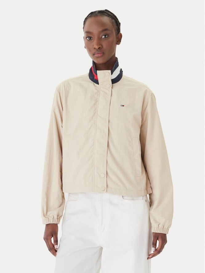 Tommy Jeans Kurtka przejściowa Essential DW0DW20439 Beżowy Regular Fit
