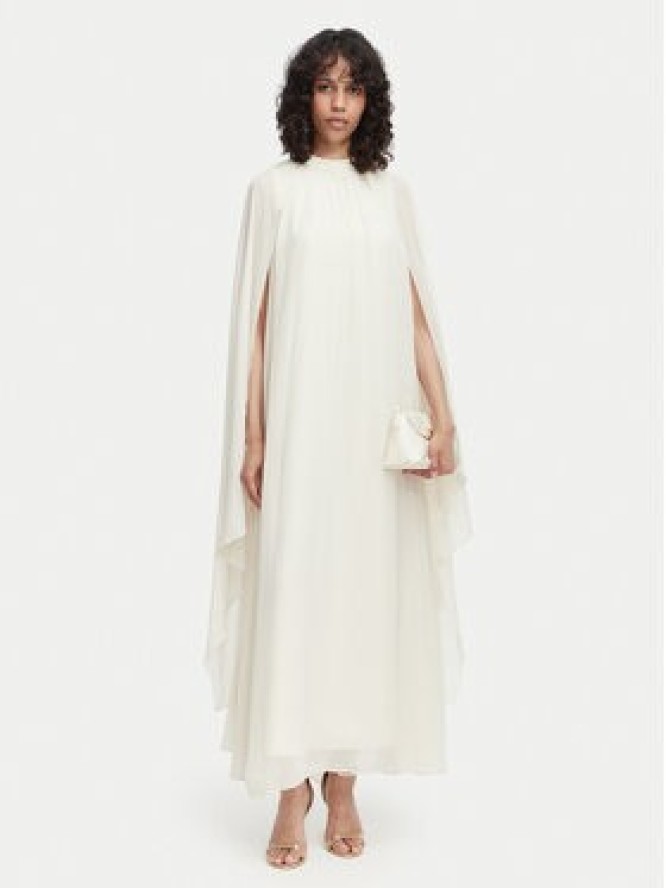 Vero Moda Sukienka wieczorowa Jasmine 10347654 Kremowy Relaxed Fit