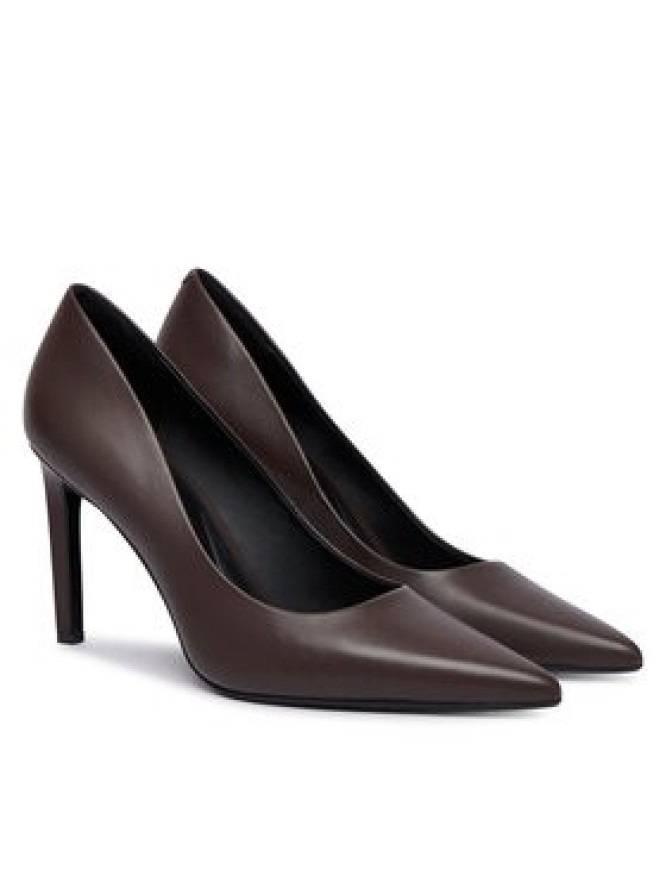 Calvin Klein Szpilki Ess Stiletto 90 HW0HW02608 Brązowy