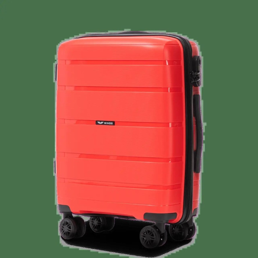 Walizka kabinowa Wings HAWFINCH 3.0 polipropylen 20" RED