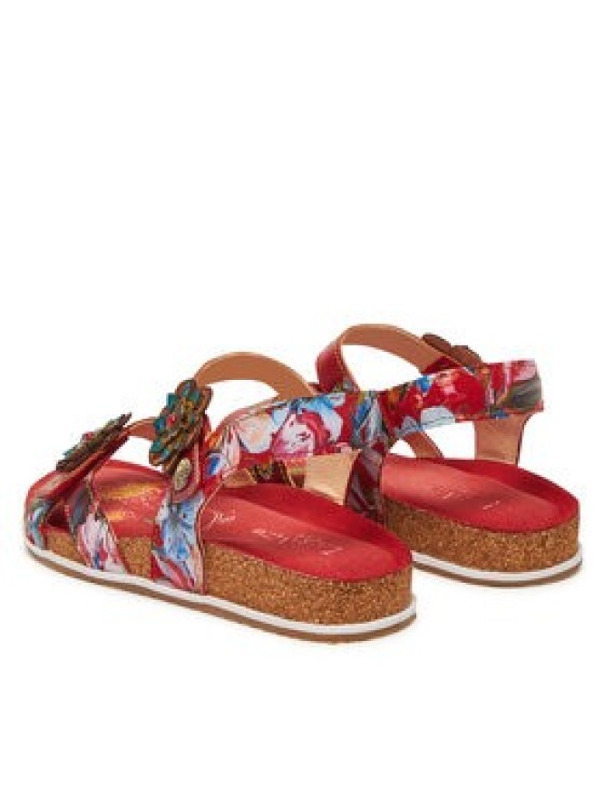 Laura Vita Sandały Brcyano 12 Czerwony