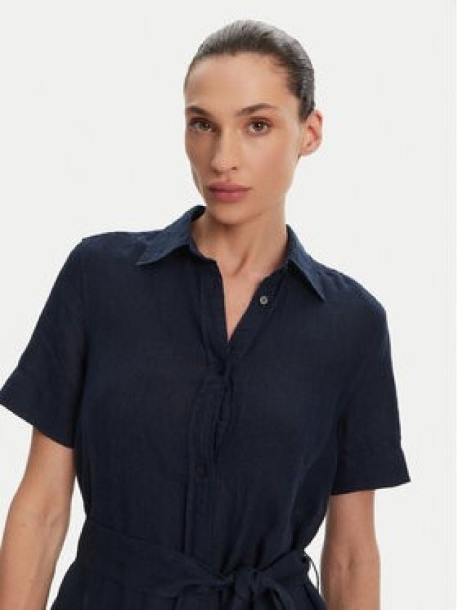 Gant Sukienka koszulowa 4503434 Granatowy Regular Fit