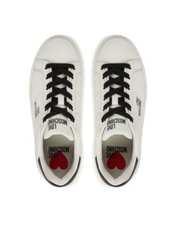 LOVE MOSCHINO Sneakersy JA15315G0NIA110A Biały
