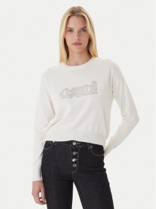 Gaudi Sweter 521BD53023 Beżowy Regular Fit