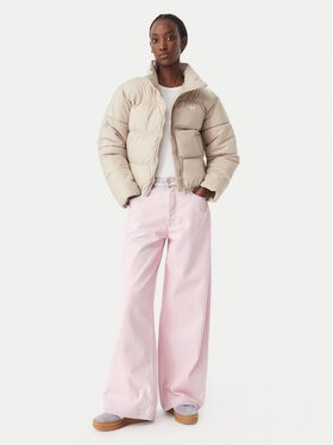 adidas Kurtka zimowa KR9580 Beżowy Regular Fit