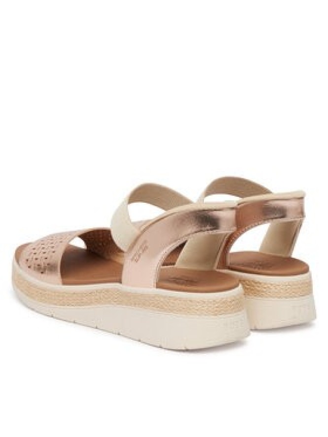 Skechers Sandały Bobs Sun Ray 114415/RSGD Złoty